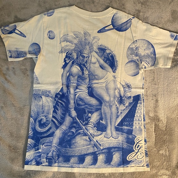 Vintage 00’s Mexican Aztec Warrior T Shirt - Picture 7 of 7